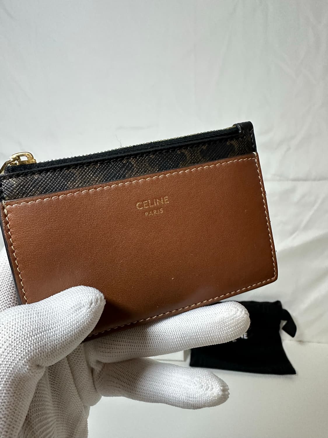 셀린느 트리옹프 캔버스 카드지갑 (OS) 상품이미지3