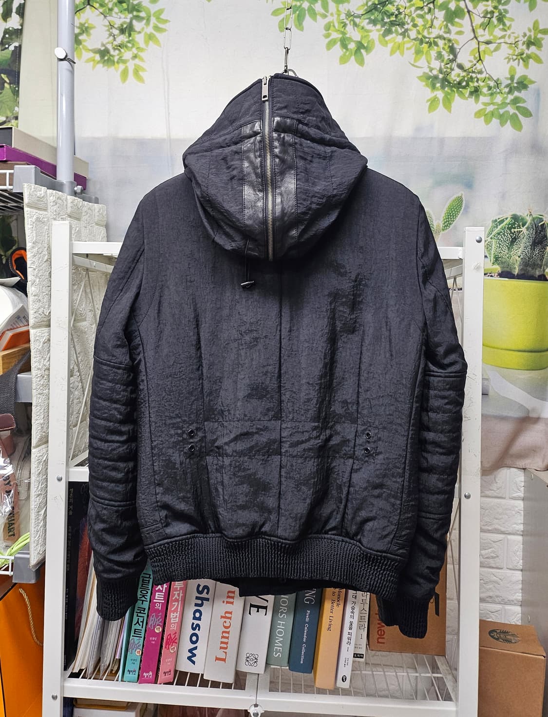 솔리드옴므 우영미 남성 패딩점퍼 자켓 슬림핏100 후드점퍼 XD40 상품이미지4