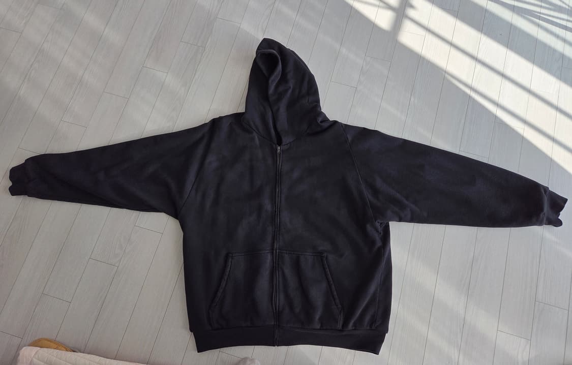 이지 갭 후드집업 블랙 상품이미지2