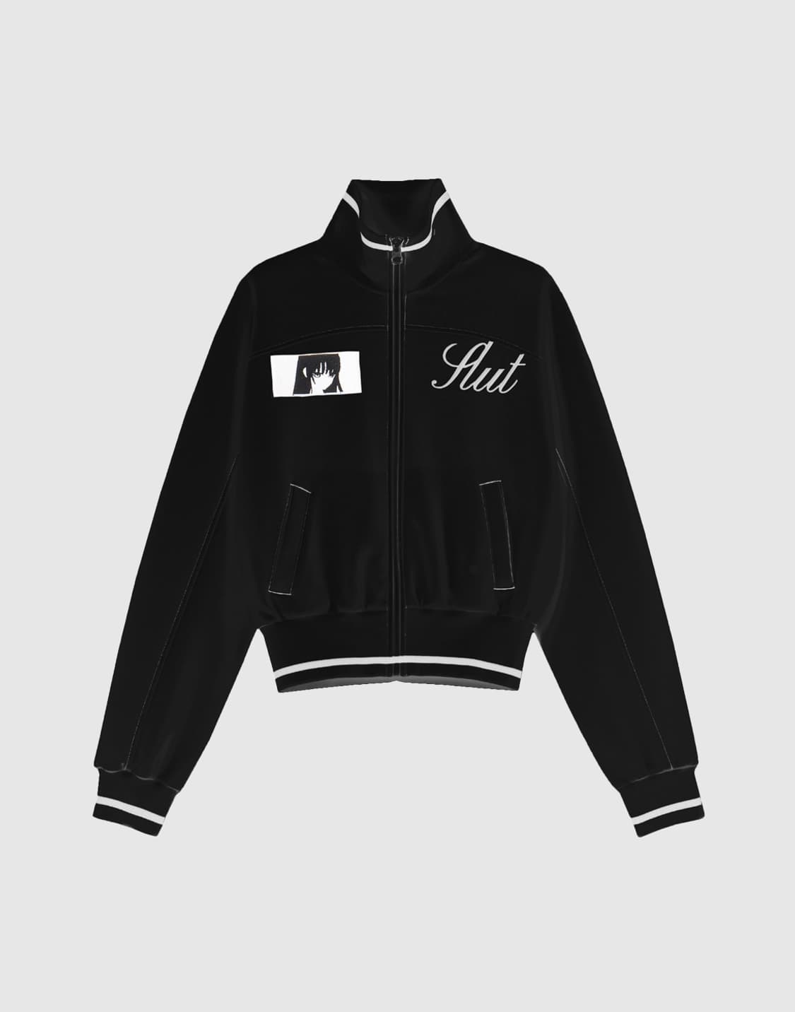 1 3 본네 패치 트랙 자켓 블랙 미개봉 새제품 판매 상품이미지1