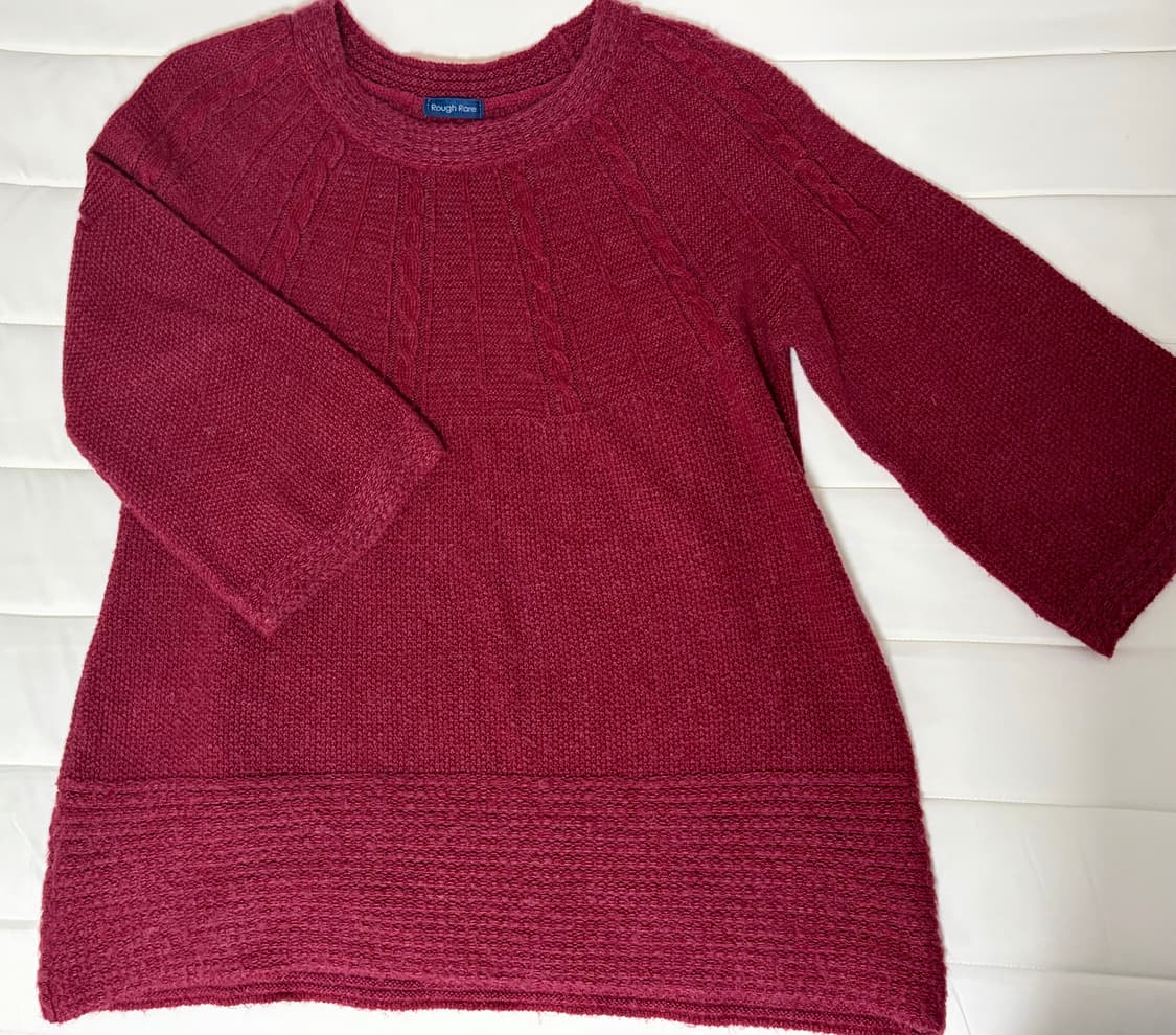 마루빈티지 빨간색 니트 상품이미지2