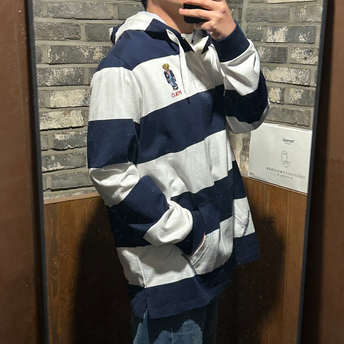 XL) 폴로 랄프로렌 아이코닉 폴로베어 후드티 신형 큐알탭 상품이미지10