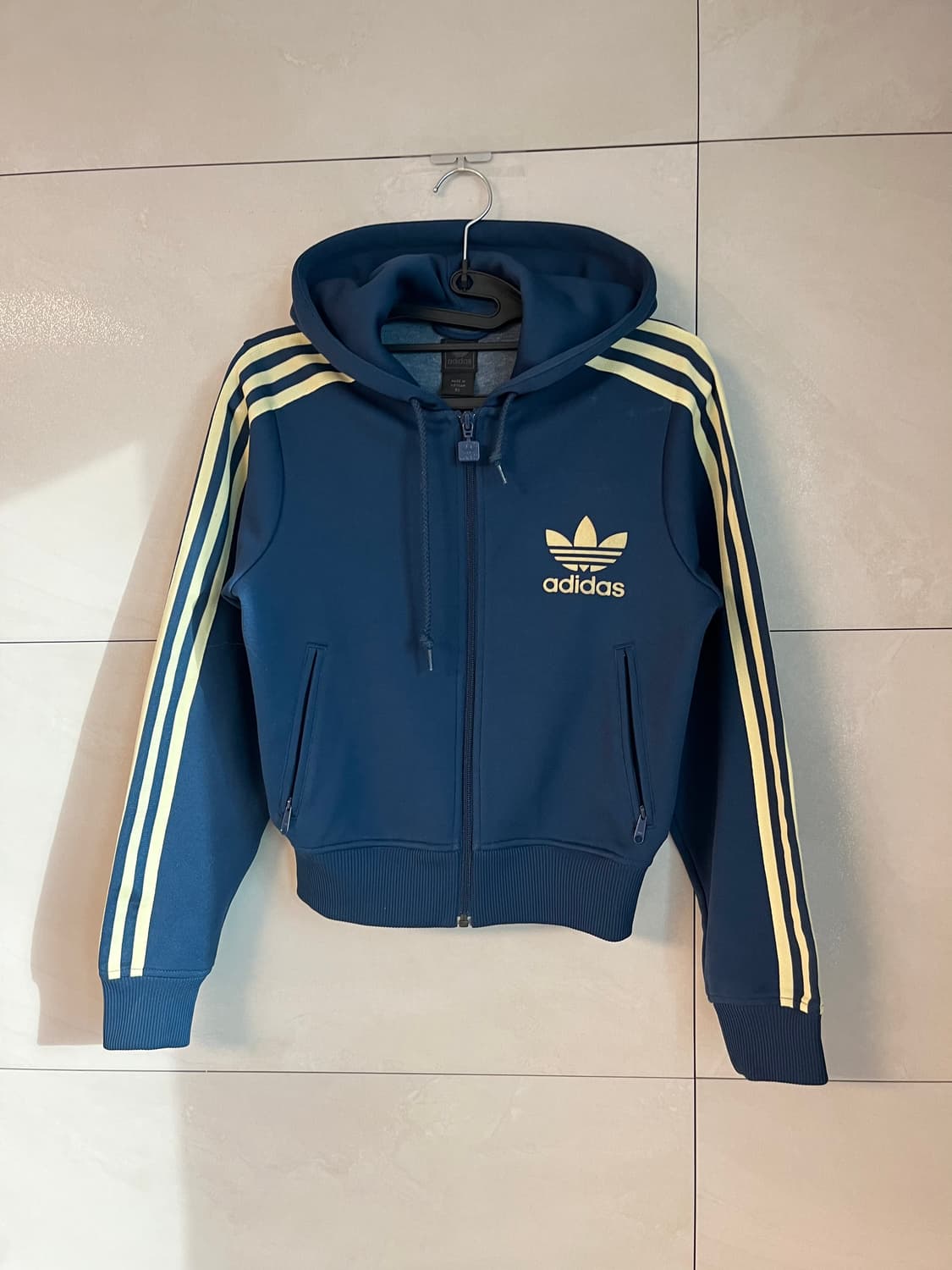 아디다스 파이어버드 후드 져지 네이비 [XS] 상품이미지3