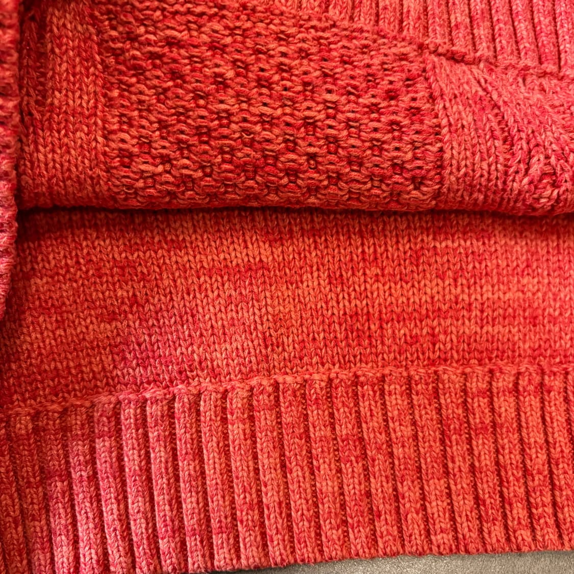 L.L.bean 정품 엘엘빈 핑크 해비 코튼 니트 상품이미지6