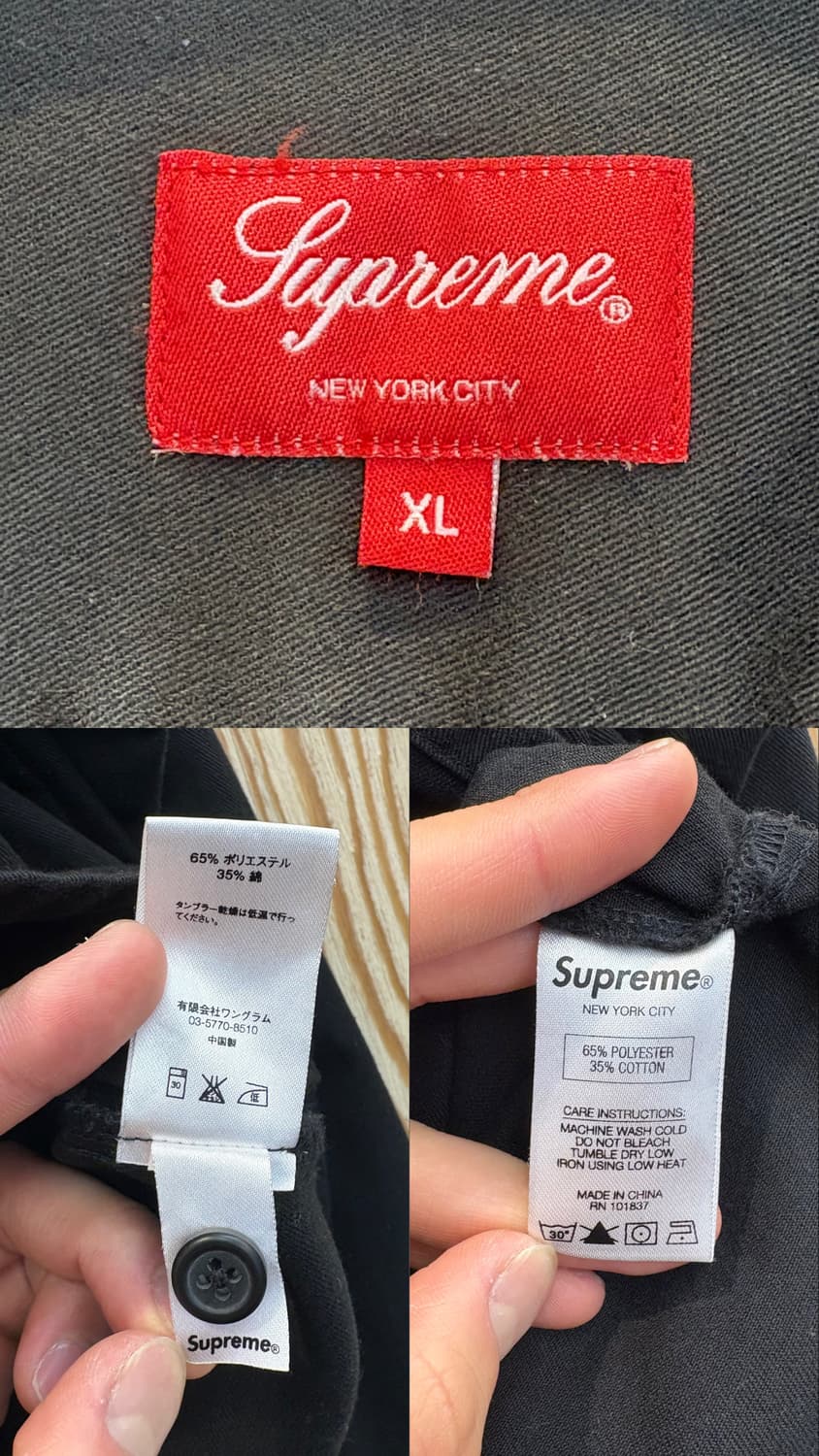 슈프림 듀얼포켓 자수 워크셔츠 상품이미지10