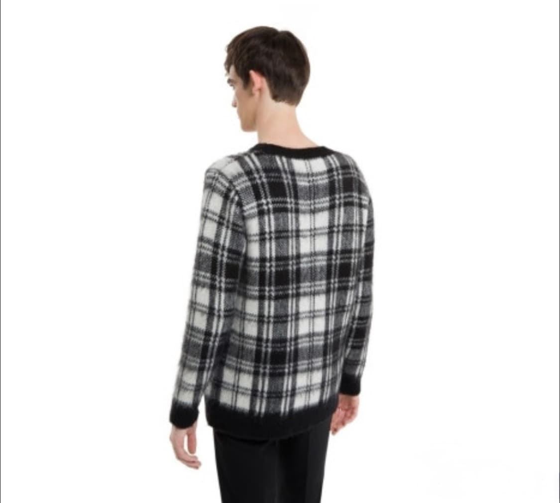 [S] 산드로옴므 모헤어 타탄체크 니트 상품이미지3