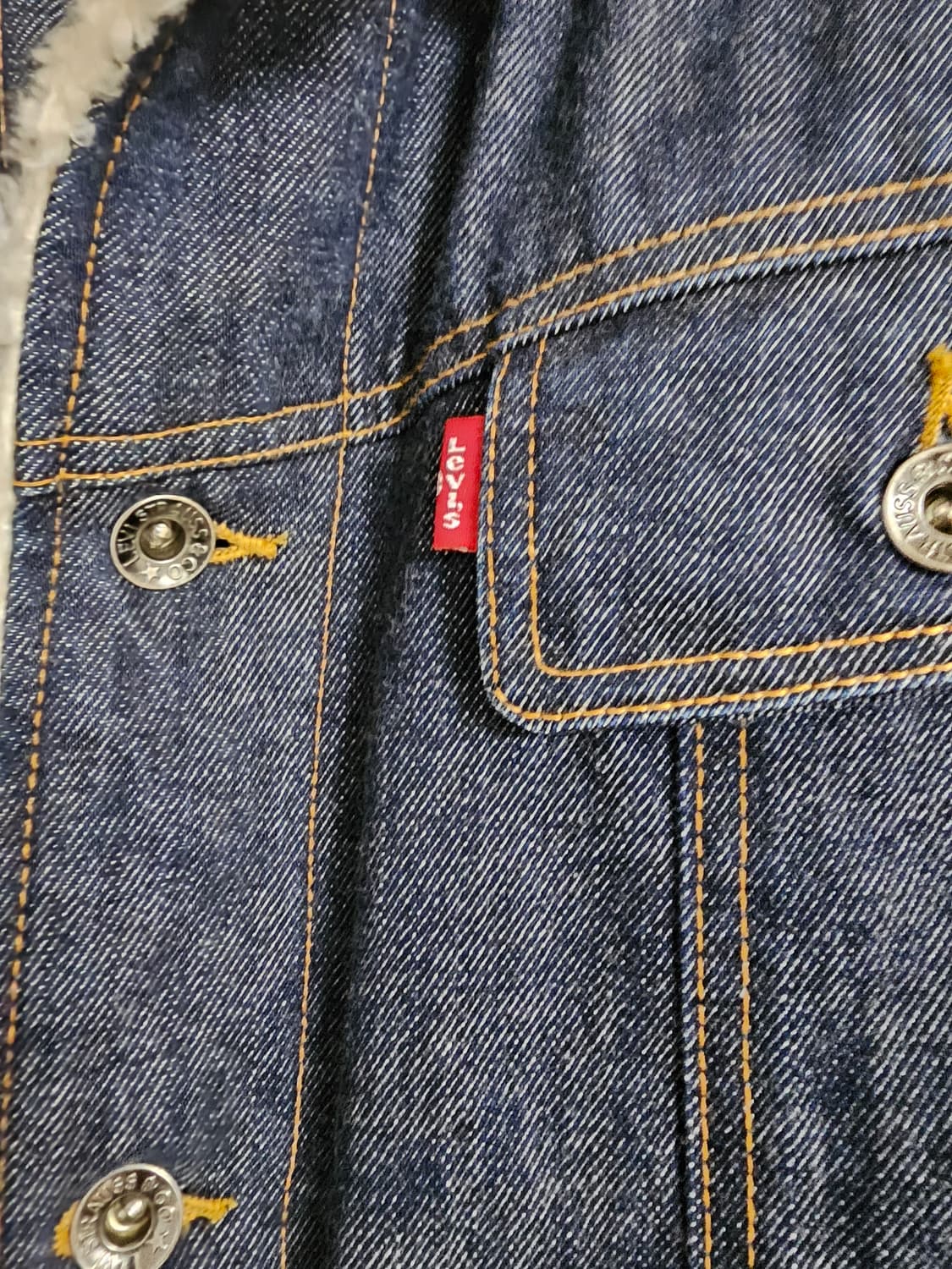 리바이스 쉐르파 데님 트러커 자켓 105 상품이미지3