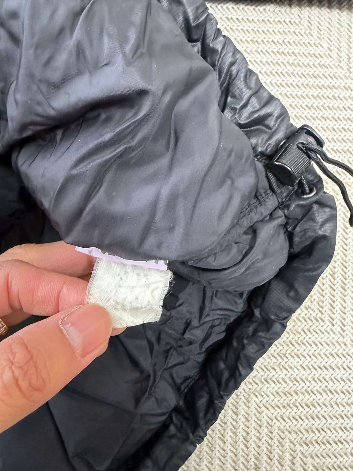 정품) 노스페이스 눕시 블랙 패딩 105 상품이미지7