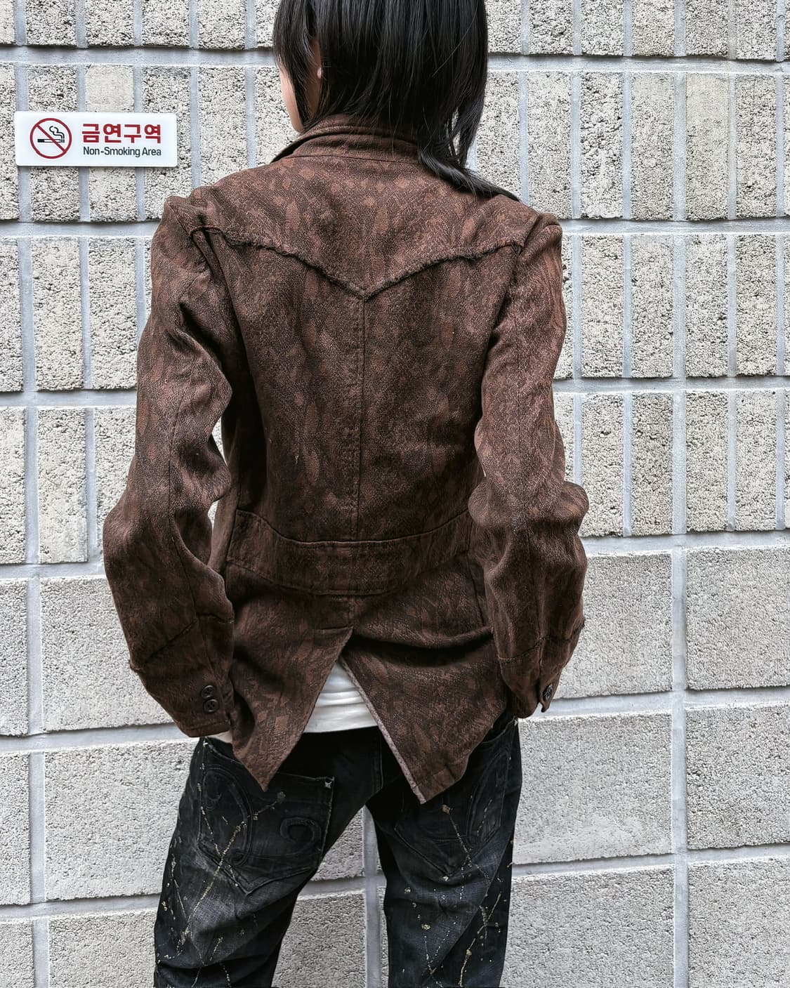 토네이도 마트 파이톤 패턴 웨스턴 블레이저 상품이미지5