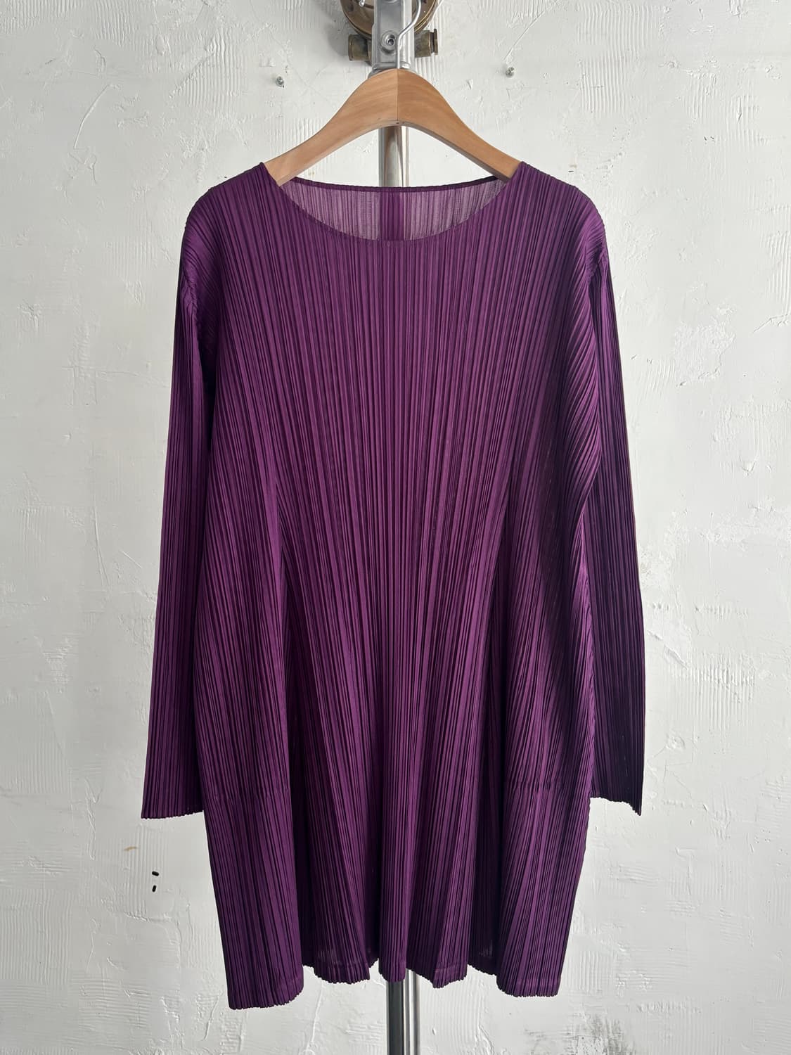 Pleats Please 플리츠플리즈 퍼플 컬러 롱슬리브  상품이미지3