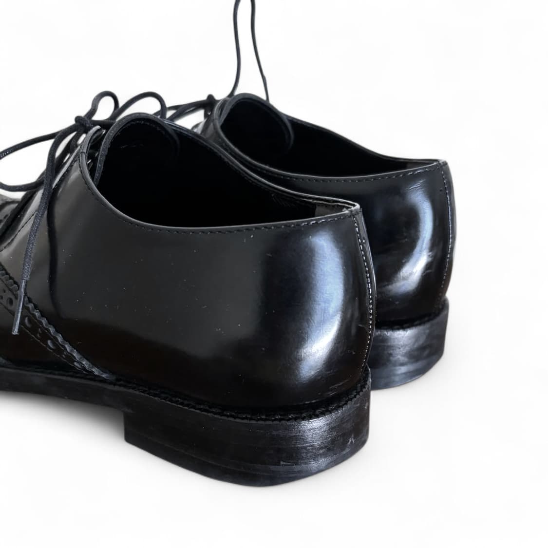 꼼데가르송 트리콧 레더 윙팁 슈즈 레이디스 상품이미지4