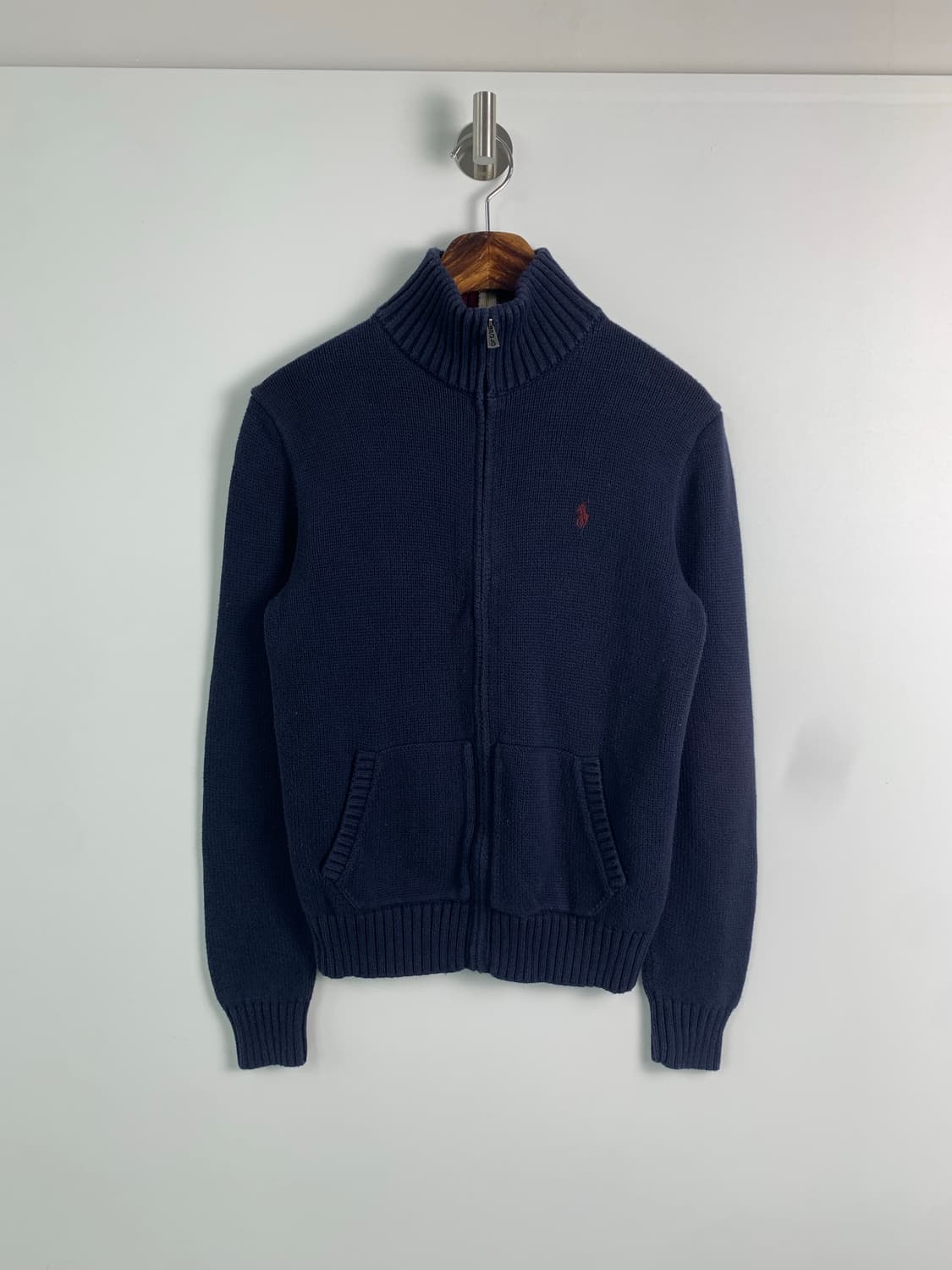 폴로 랄프로렌 신형 네이비 니트 집업 상품이미지2