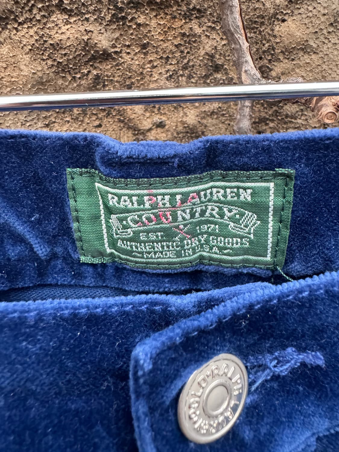 80s rrl 폴로 컨트리 made in usa 빈티지 벨벳 팬츠 상품이미지7