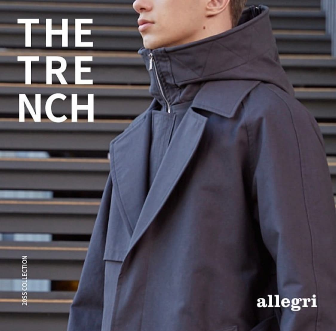 allegri 알레그리 트렌치코트 (후드 탈부착) 48사이즈 상품이미지2