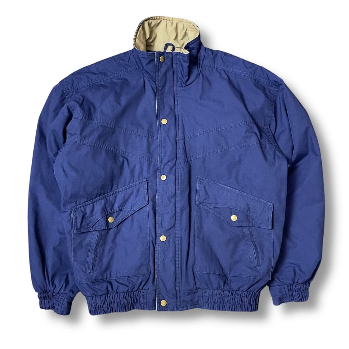 빈티지 빅사이즈 네이비 점퍼 자켓 M 상품이미지1