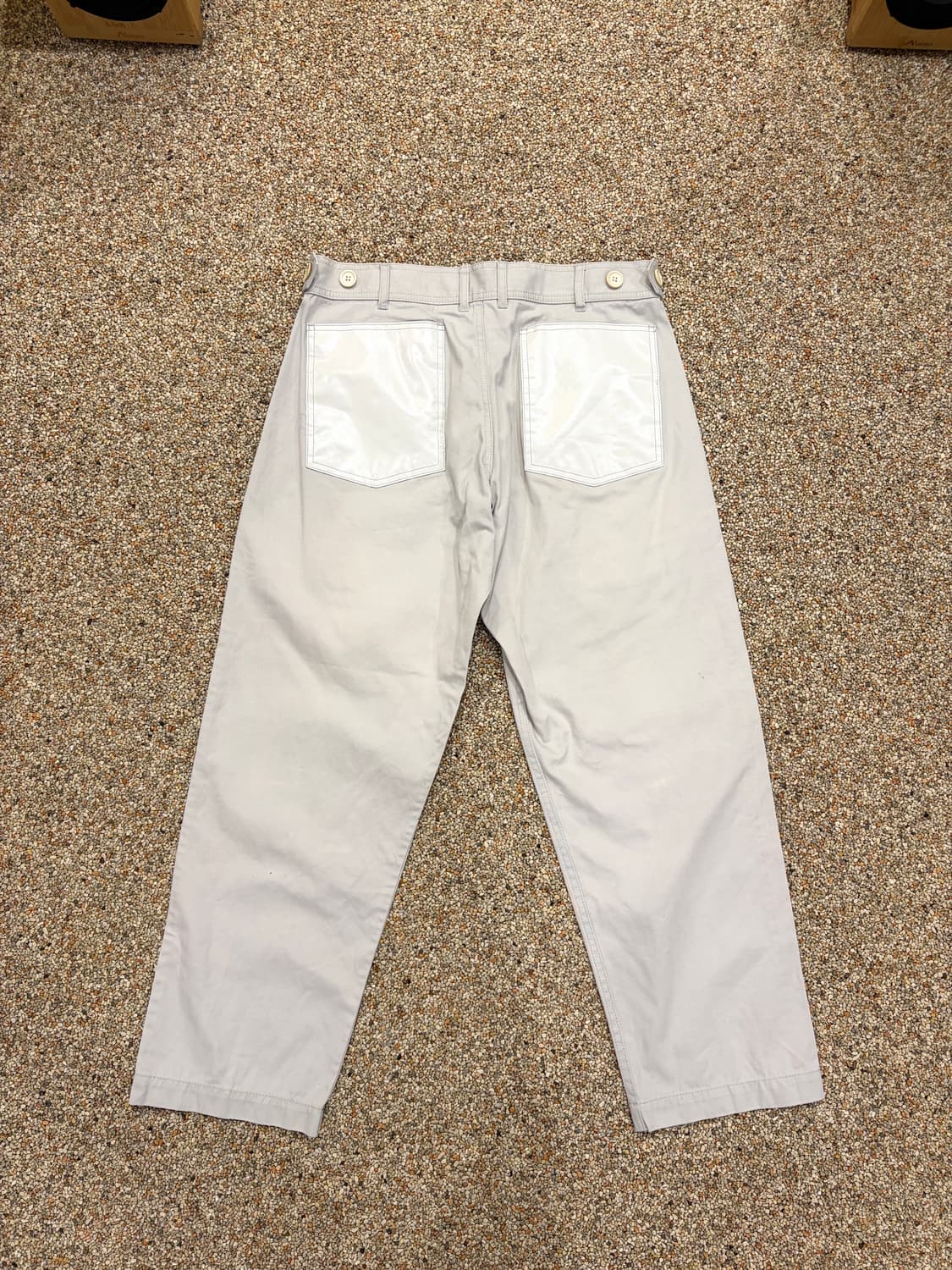 꼼데가르송 레더 백포켓 팬츠 상품이미지3