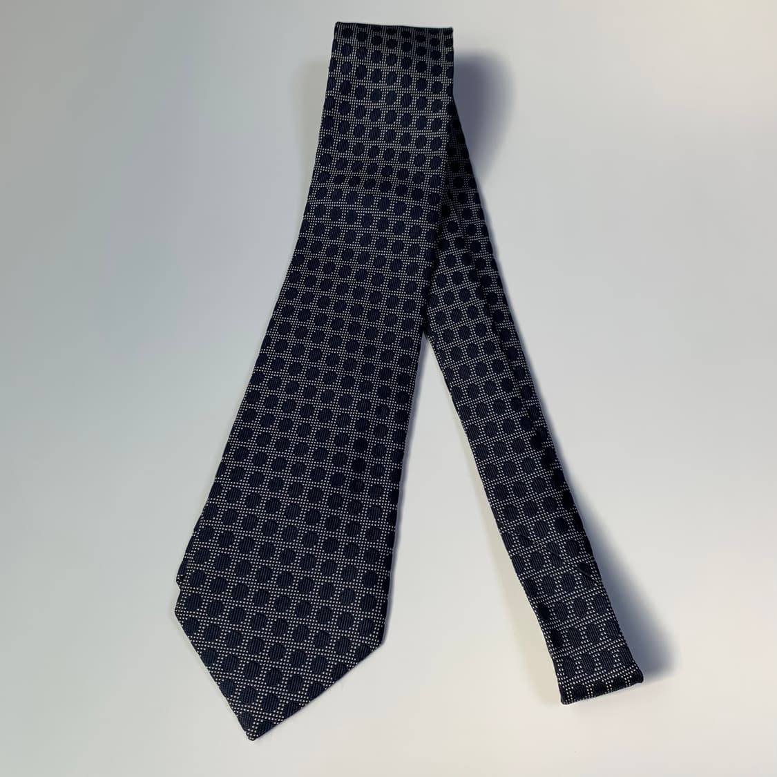 폴스튜어트 네이비 클래식 명품넥타이 A+등급 최상급 상품이미지8