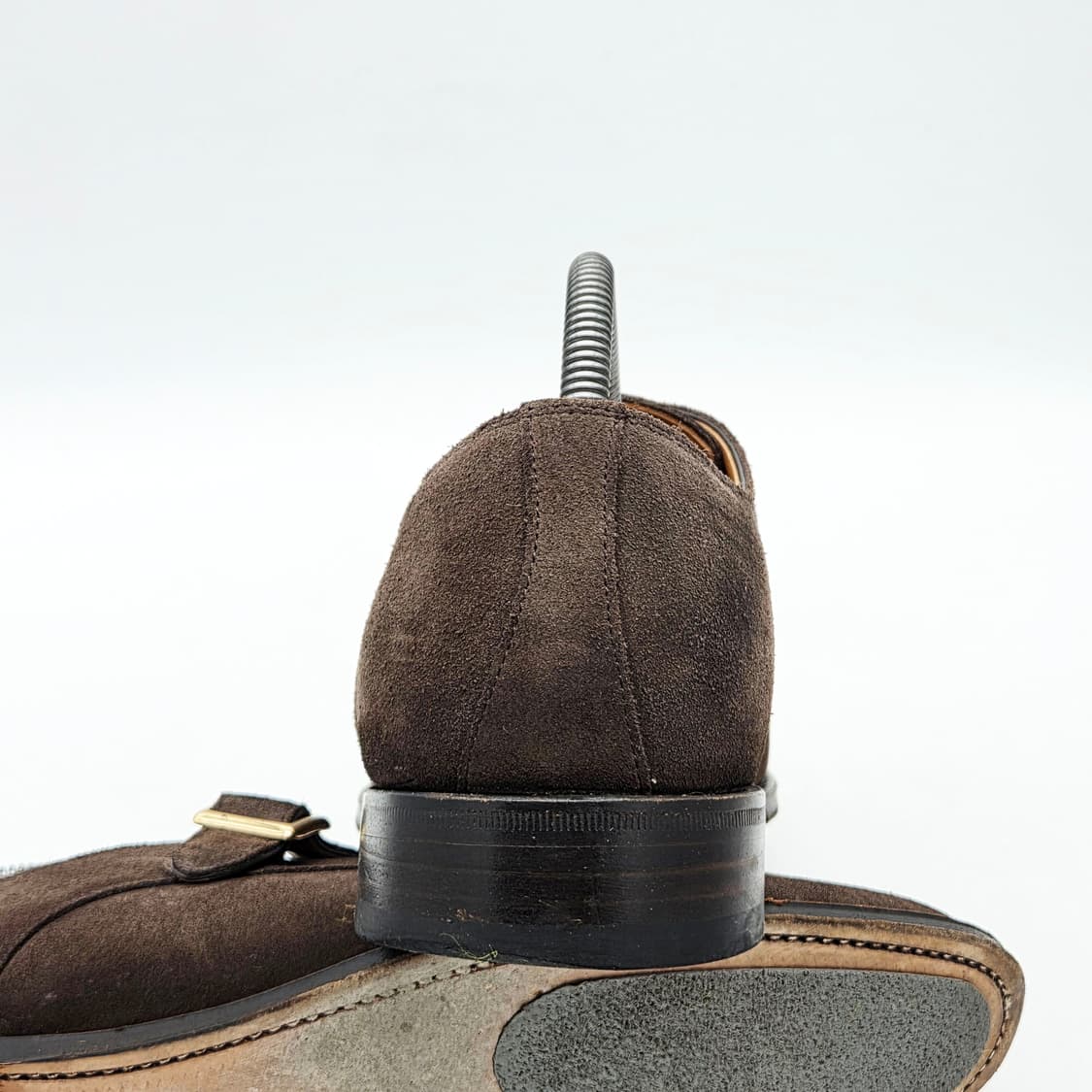 헤리티지 리갈 스웨이드 싱글 몽크스트랩 슈즈 브라운 (275) 상품이미지2