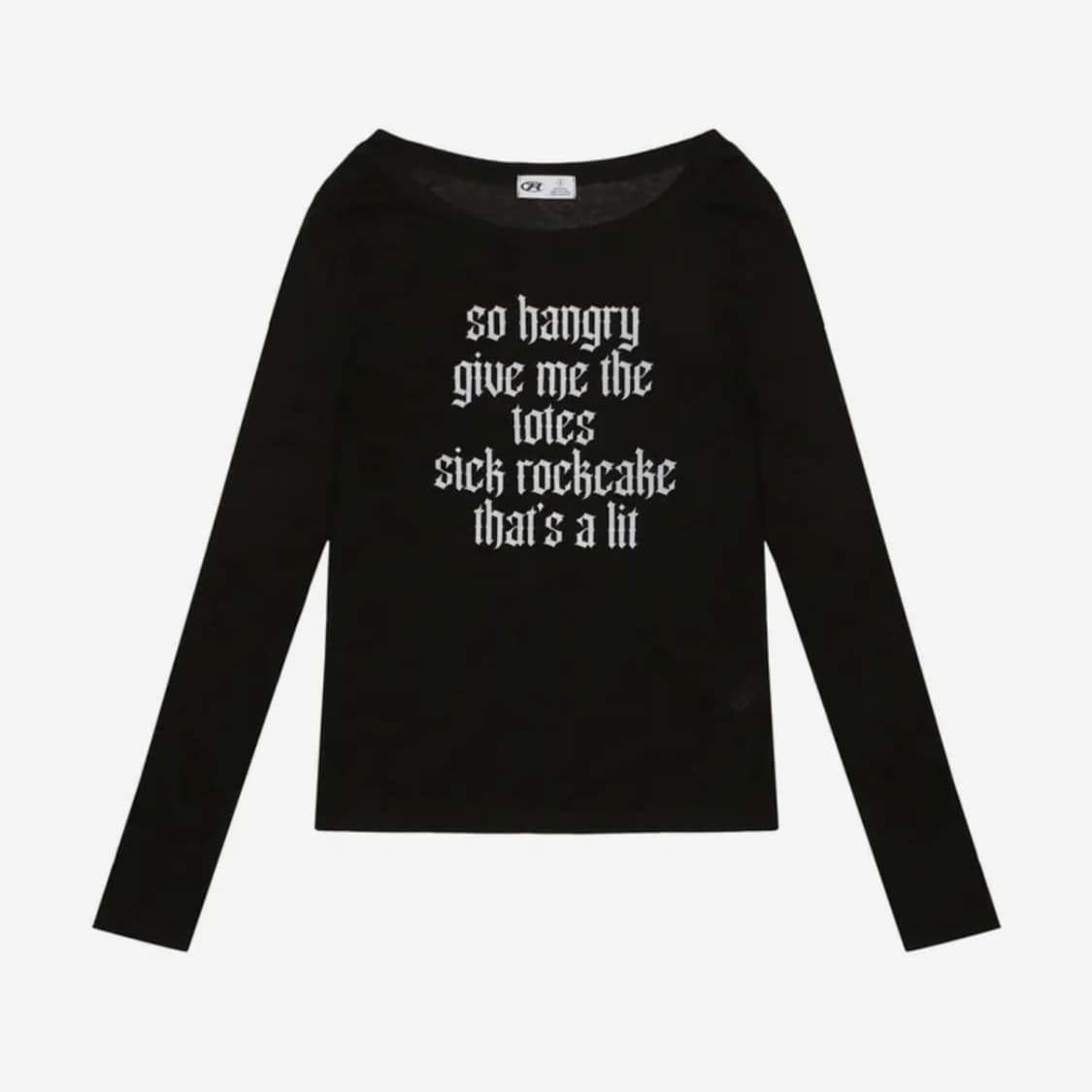 락케이크 롱슬리브 블랙 상품이미지1