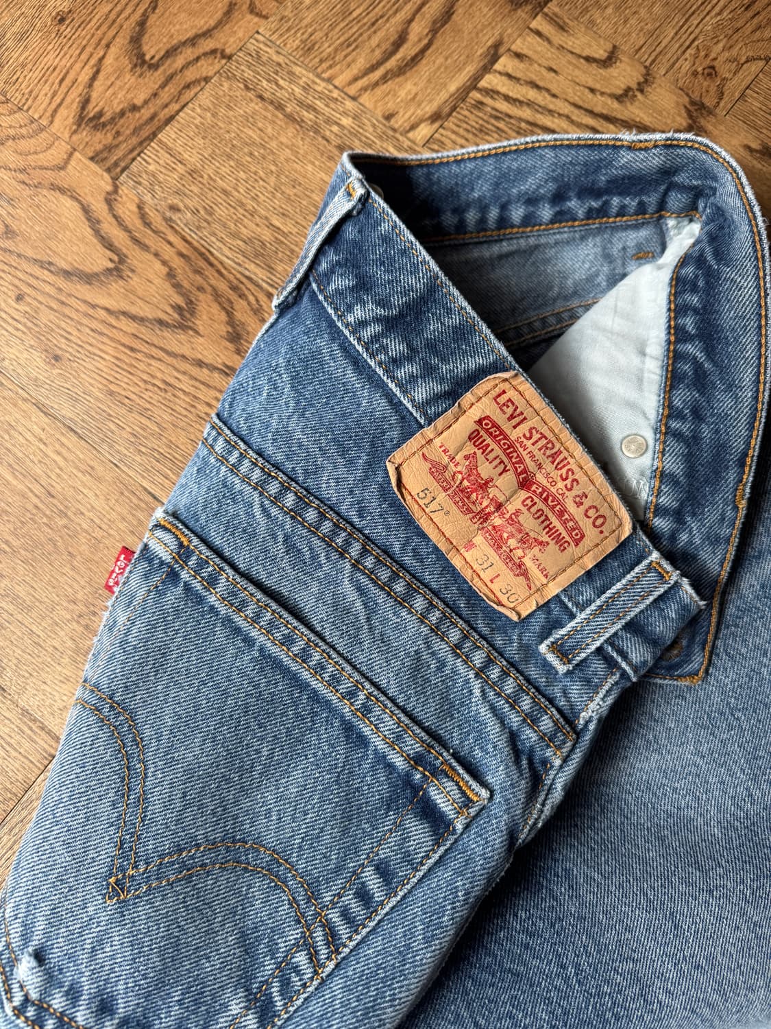 [31]00's 리바이스 517 멕시코제 빈티지 페이딩 플레어진 F40 상품이미지6