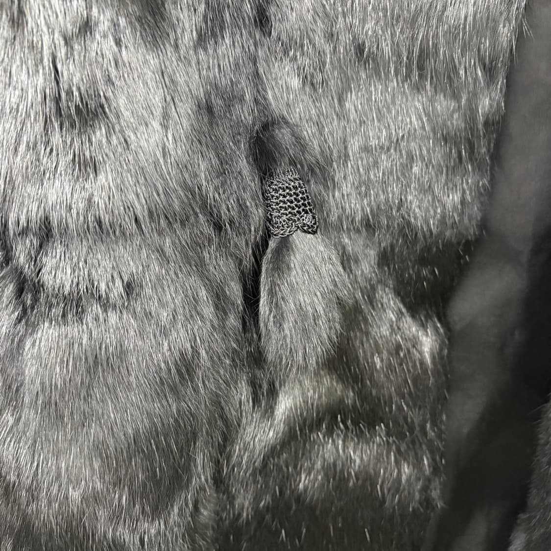 블랙 밍크 털 코트 여/L 상품이미지4