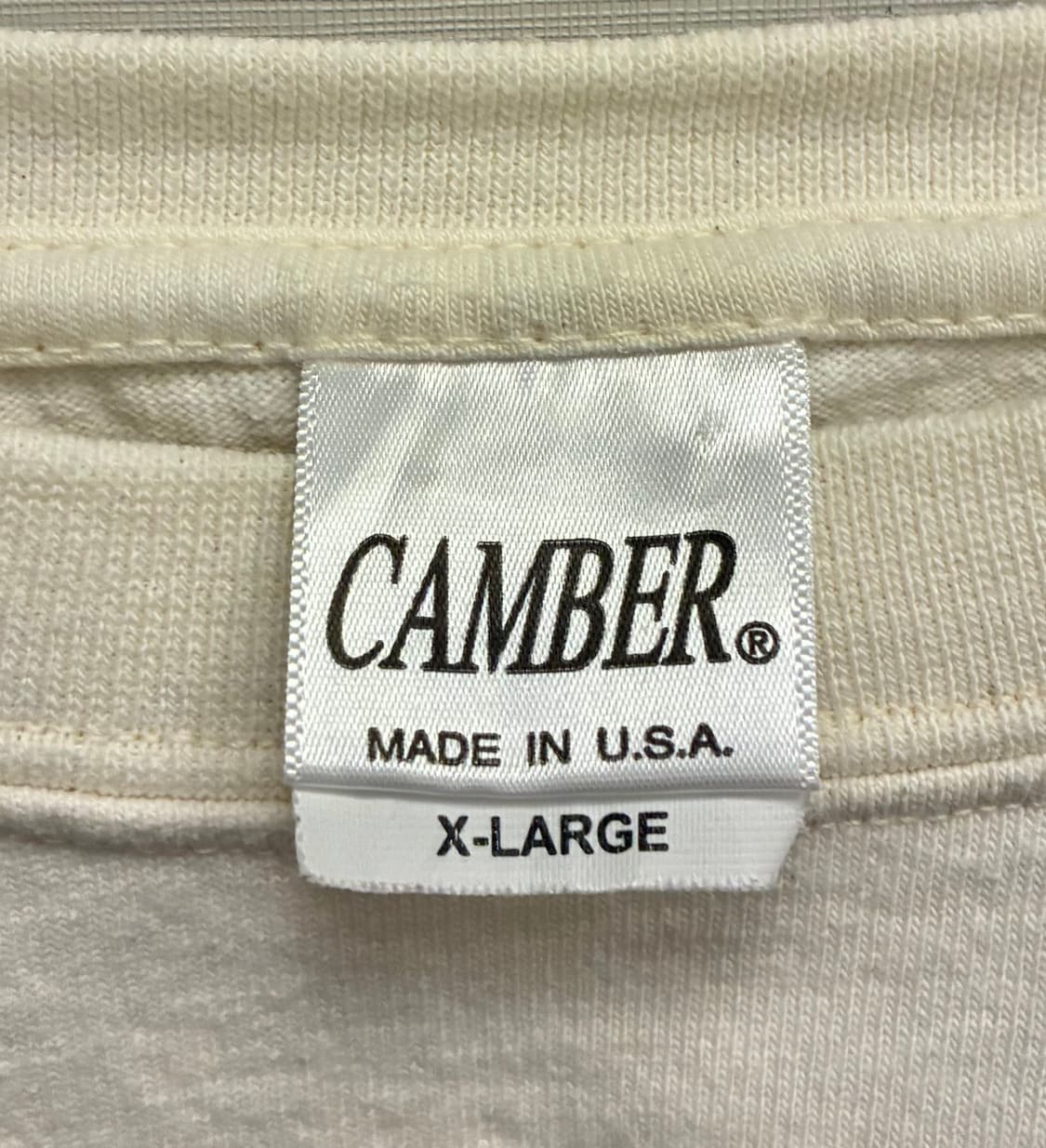 (XL)Camber USA 캠버 헤비웨이트 코튼 포켓 반팔티셔츠 크림 상품이미지9