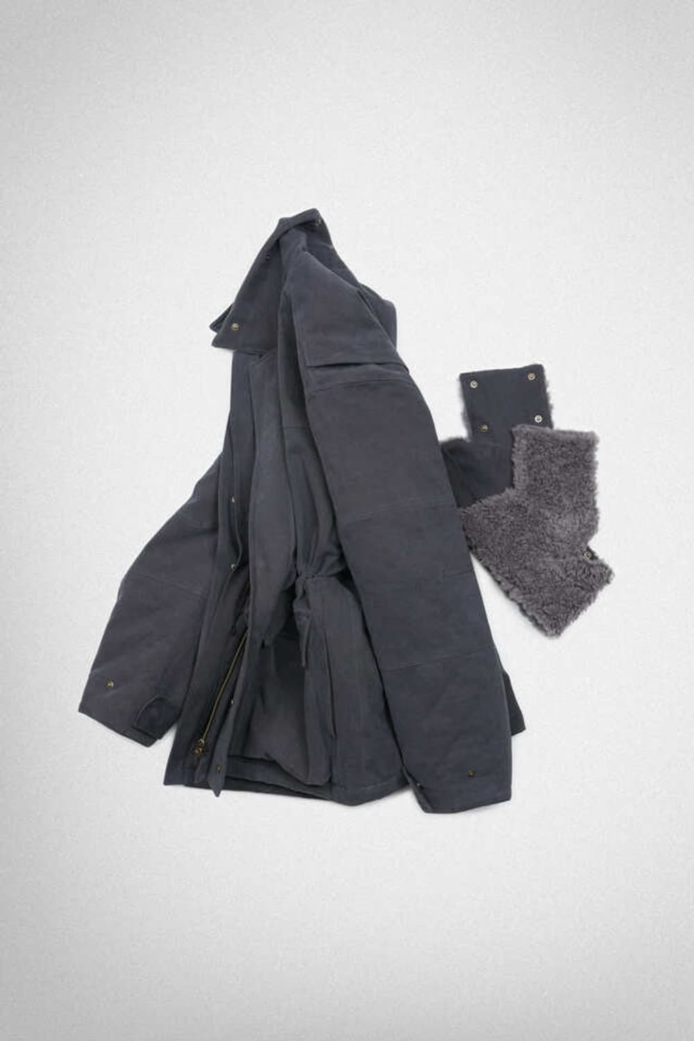 yiyae 워크 코트 페이드 차콜 상품이미지2