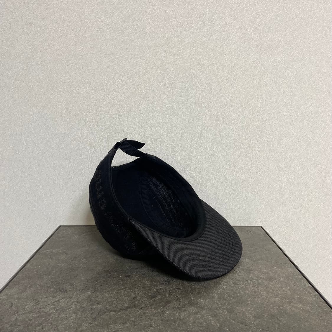 슈프림 우븐 사이드 로고 블랙 캠프캡 모자 상품이미지7