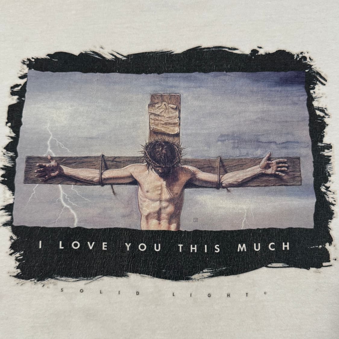 빈티지 00s Jesus i love you this much tee 상품이미지3