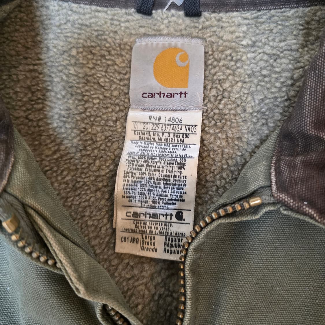 칼하트 초어 자켓 칼하트 초어 코트 칼하트 C61 칼하트 자켓 릿지코트 상품이미지4