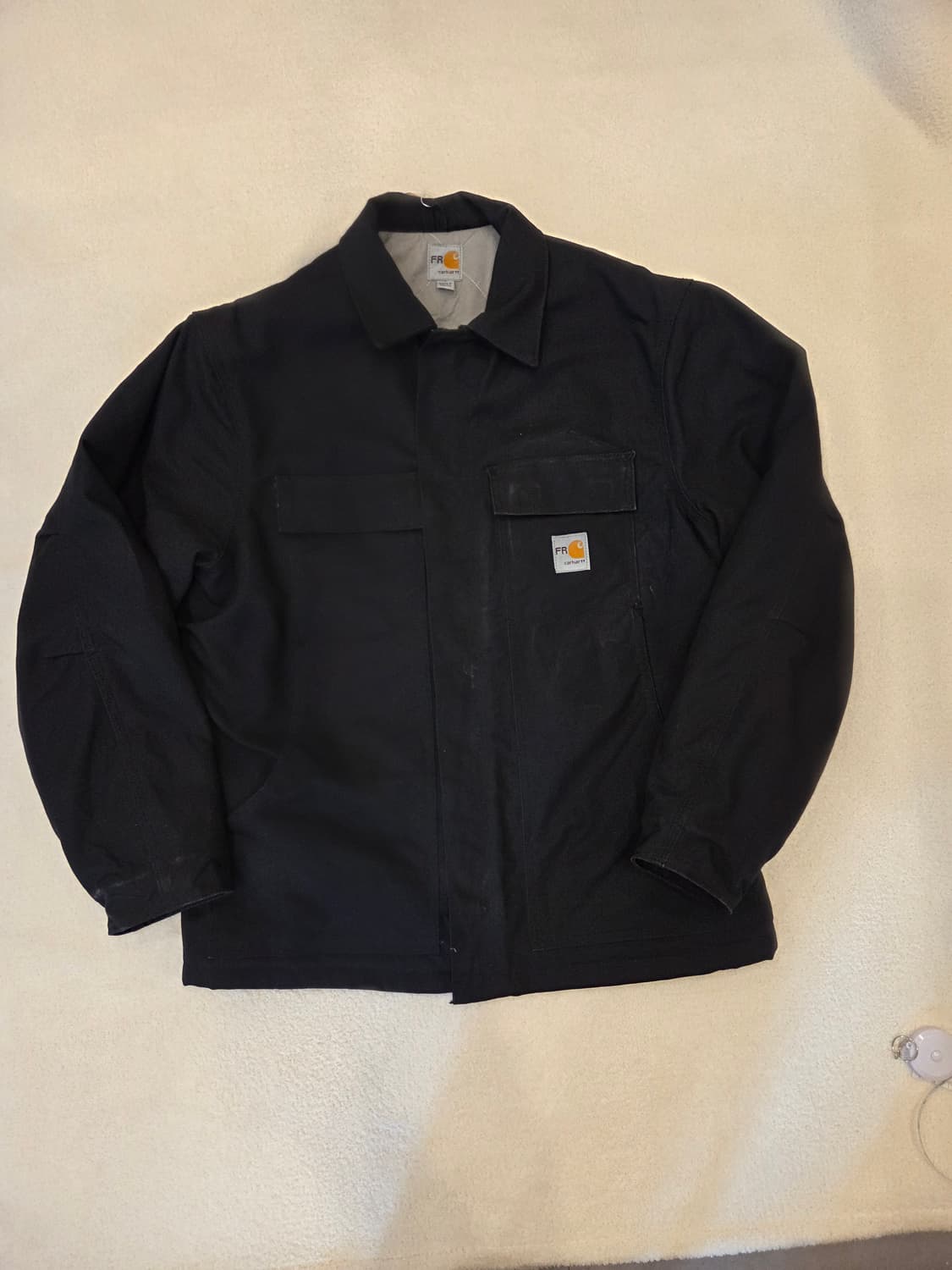 [빅사이즈]칼하트 FR 트레디셔널 퀼트 라이닝 코트 (Black) 상품이미지1