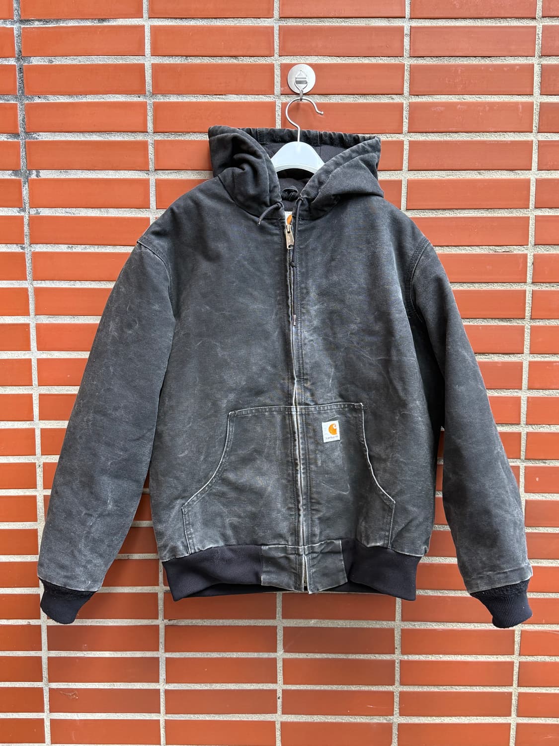 칼하트 후드 워크 자켓 블랙 wj130 BLK (M)made in usa 상품이미지1