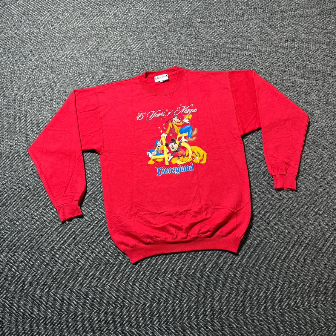 90s 디즈니랜드 USA 미제 데드스탁 스웻 맨투맨 상품이미지2