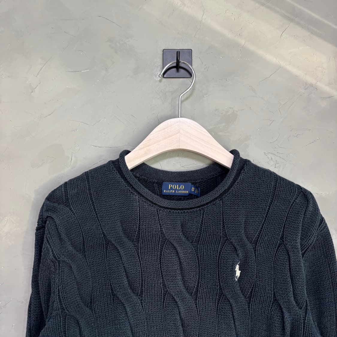 폴로 랄프로렌 꽈배기 니트 네이비 상품이미지2