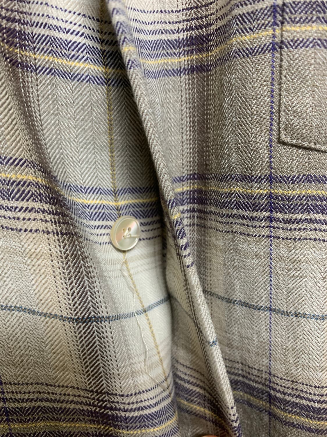 Auralee 오라리 23fw 체크 라이트브라운 5 상품이미지2