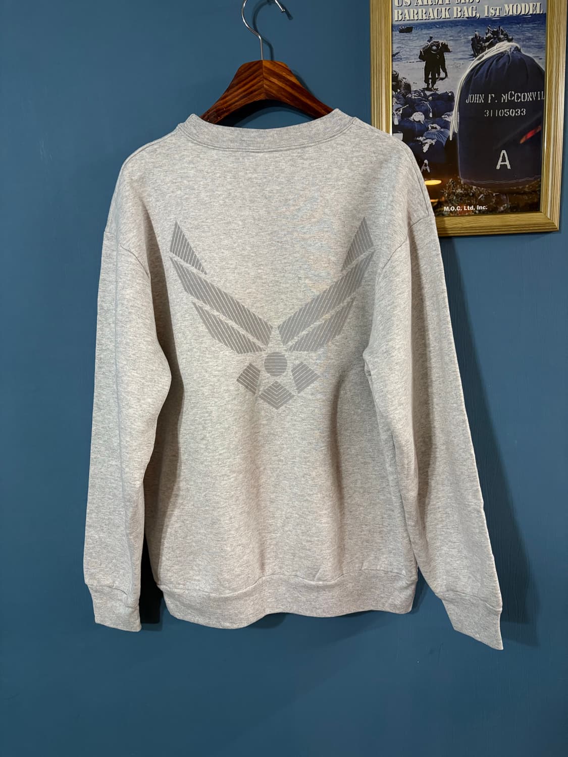 90's vtg U.S Airforce Sweatshirt. 상품이미지9