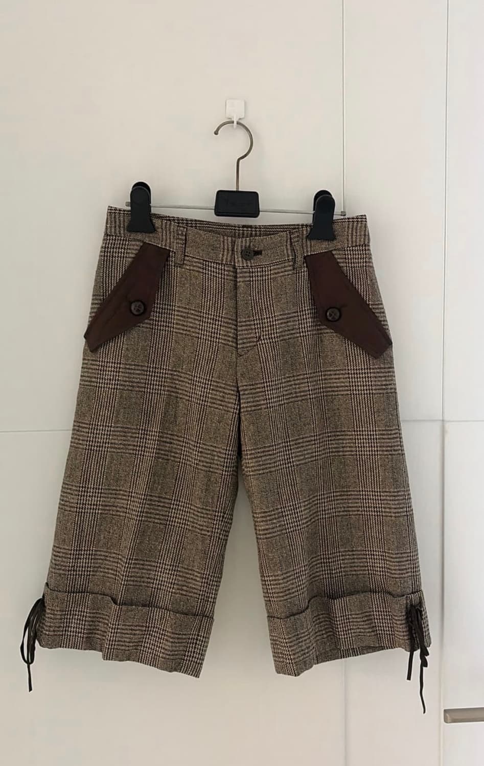 commem ca 해링본 5부 카프리 팬츠 25 상품이미지5