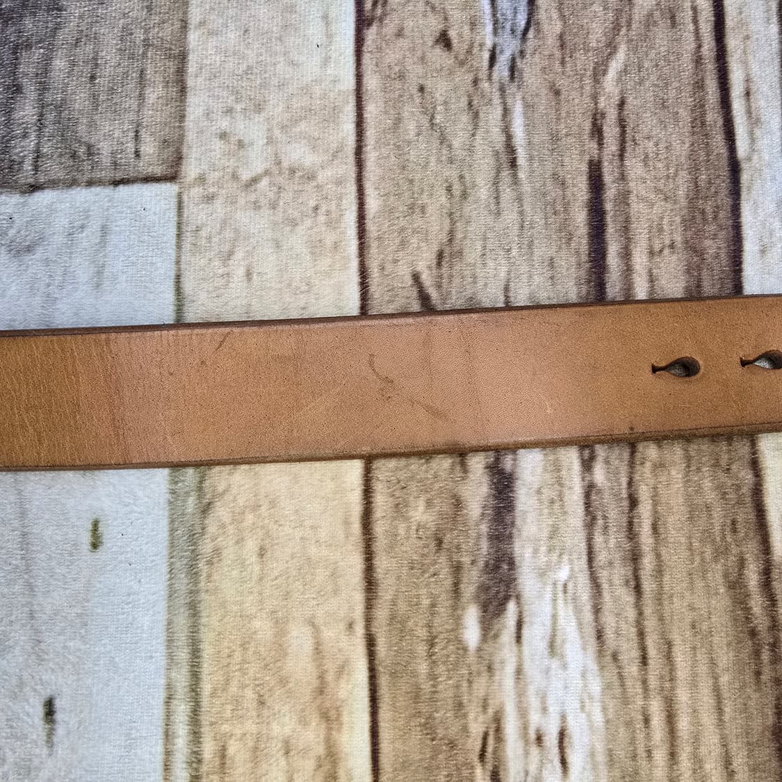 솔리드브래스(황동) 버클 새들레더 벨트 상품이미지3