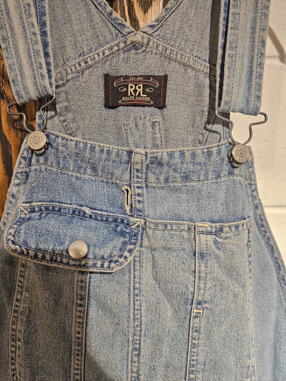 90s 더블알엘 RRL 오버롤 데님 상품이미지4