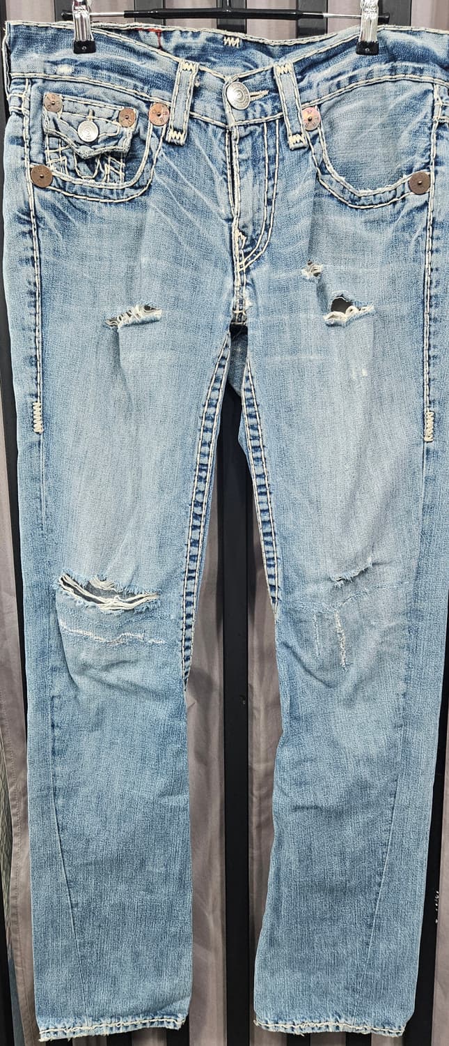 Made in USA 트루릴리전 월드투어 조이T 데미지 데님 31 상품이미지1