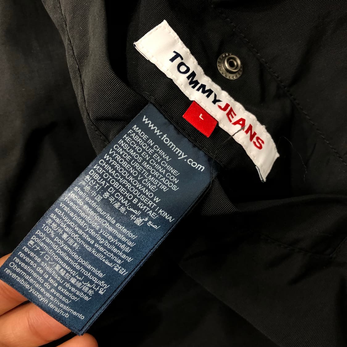 L 타미힐피거 리버시블 코치 자켓 상품이미지5