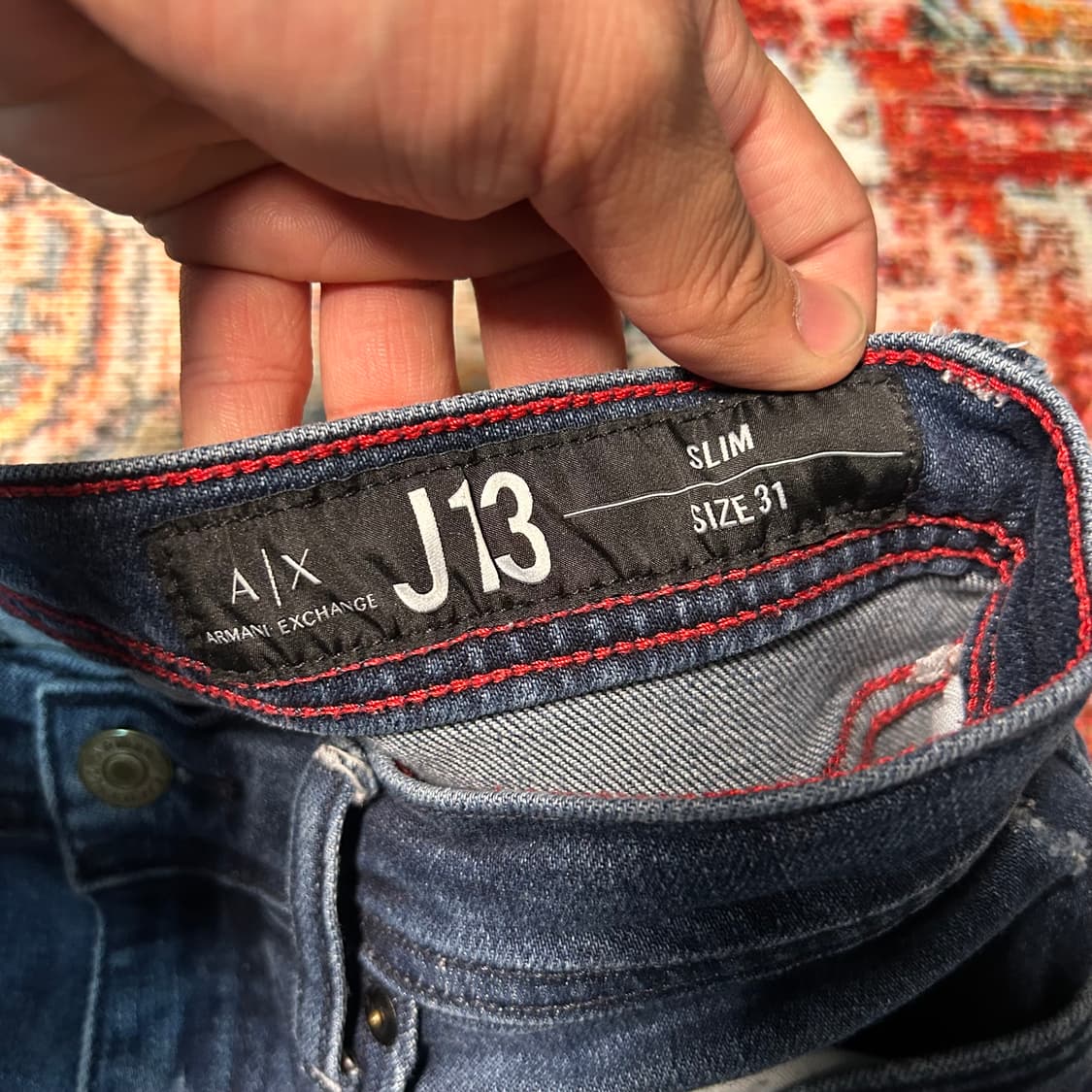 [31] 아르마니 익스체인지 슬림핏 데님 팬츠 상품이미지4
