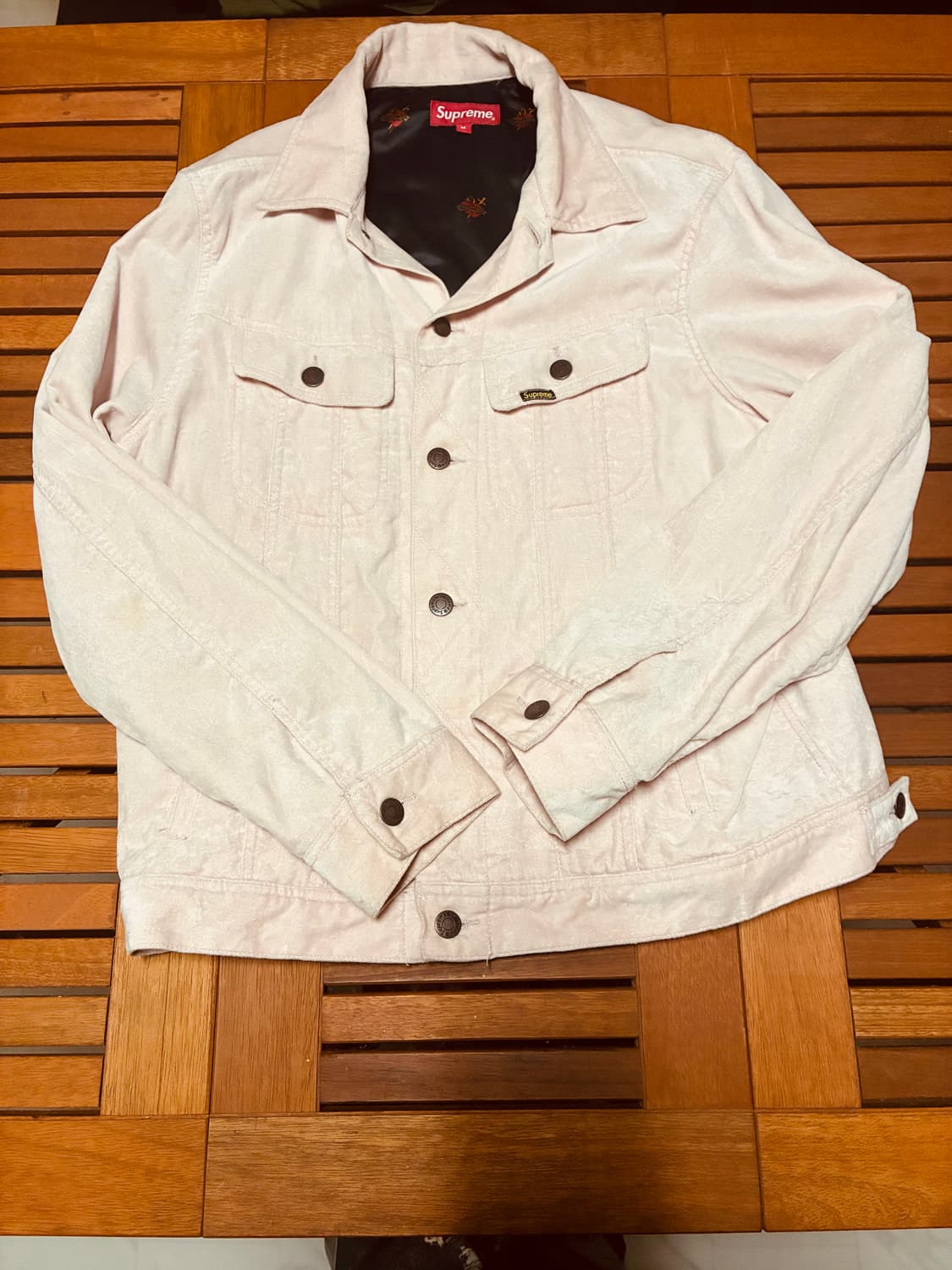 슈프림 벨루어 트러커 자켓 M 상품이미지3