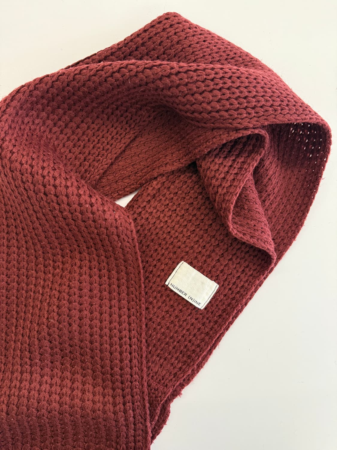 NUMBER (N)INE 넘버나인 원형 머플러 상품이미지3