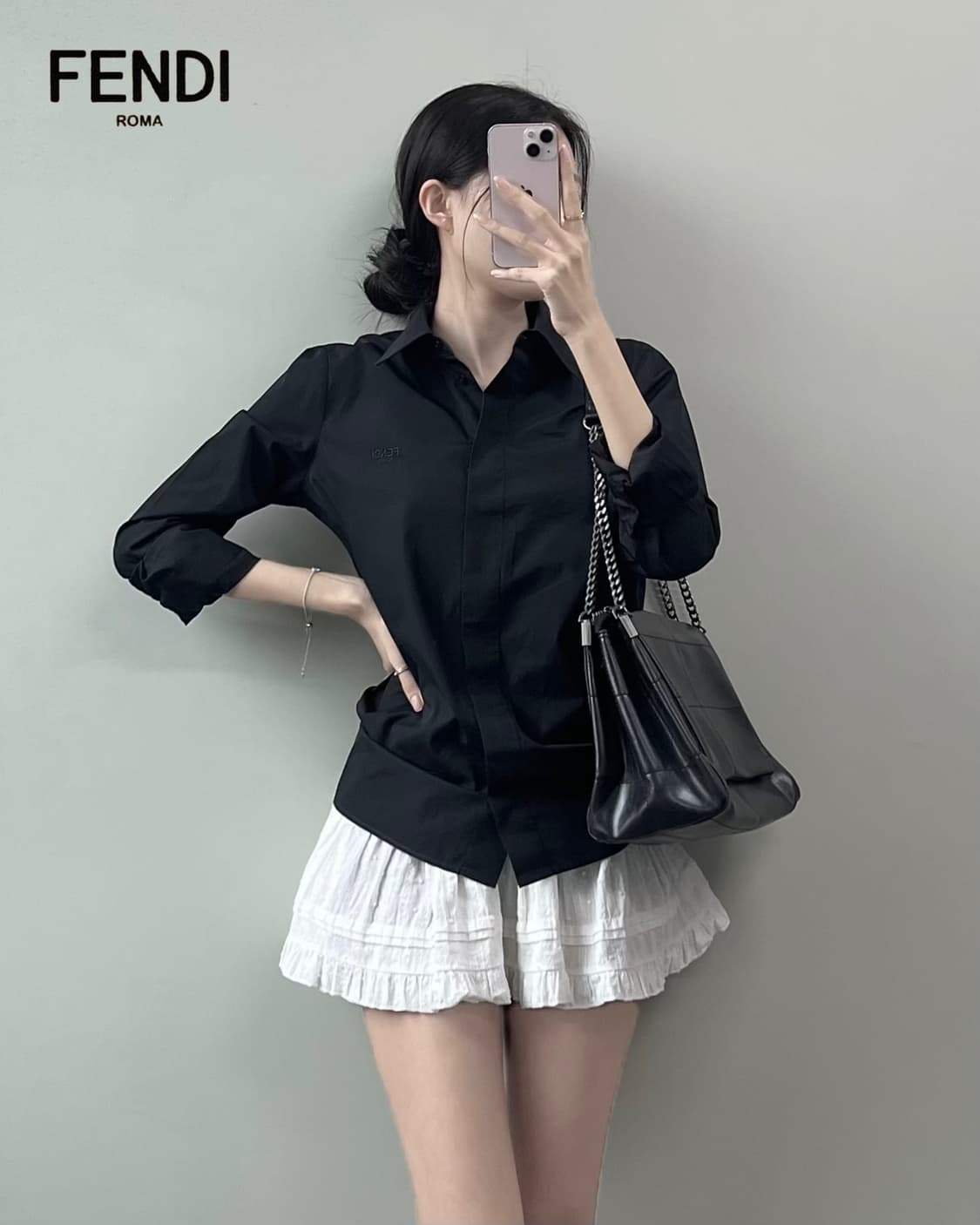 Fendi 펜디 히든로고 셔츠  상품이미지2