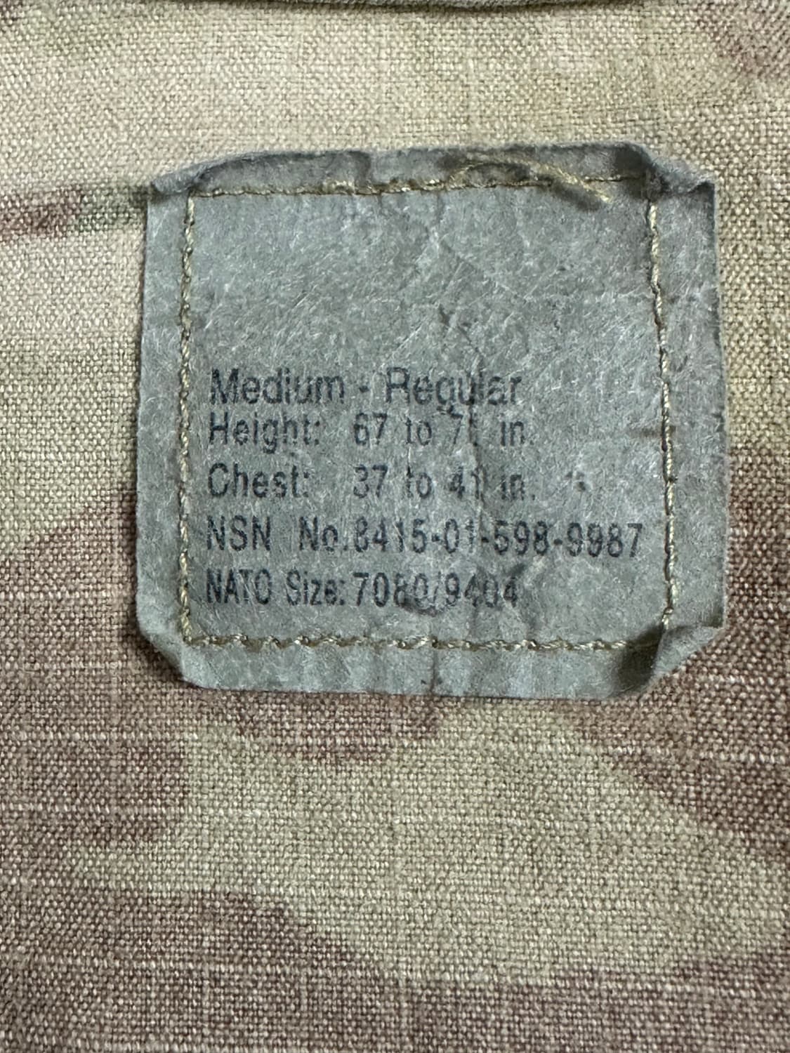 미군 OCP 멀티캠 전투복 상의 (M/R) (L) 상품이미지8