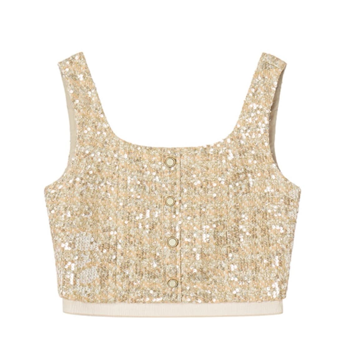 보카바카 스팽글 트위드 뷔스티에 상품이미지1