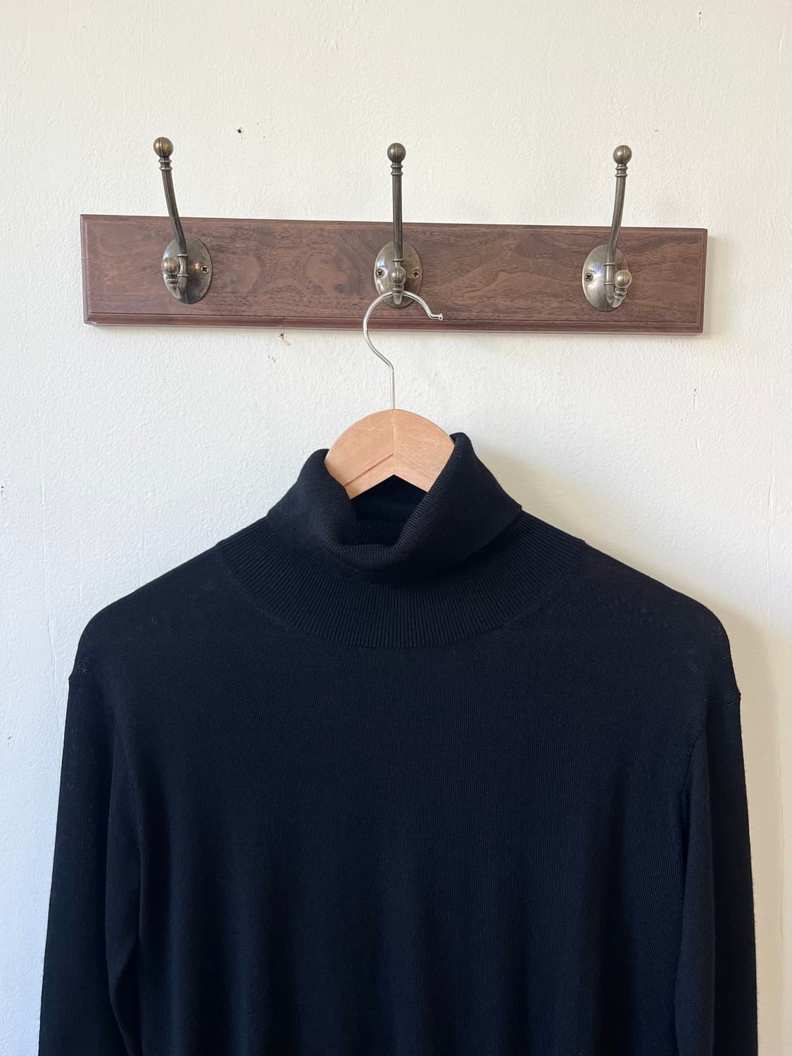 japan vtg 레이어드 블랙 터틀넥  상품이미지3