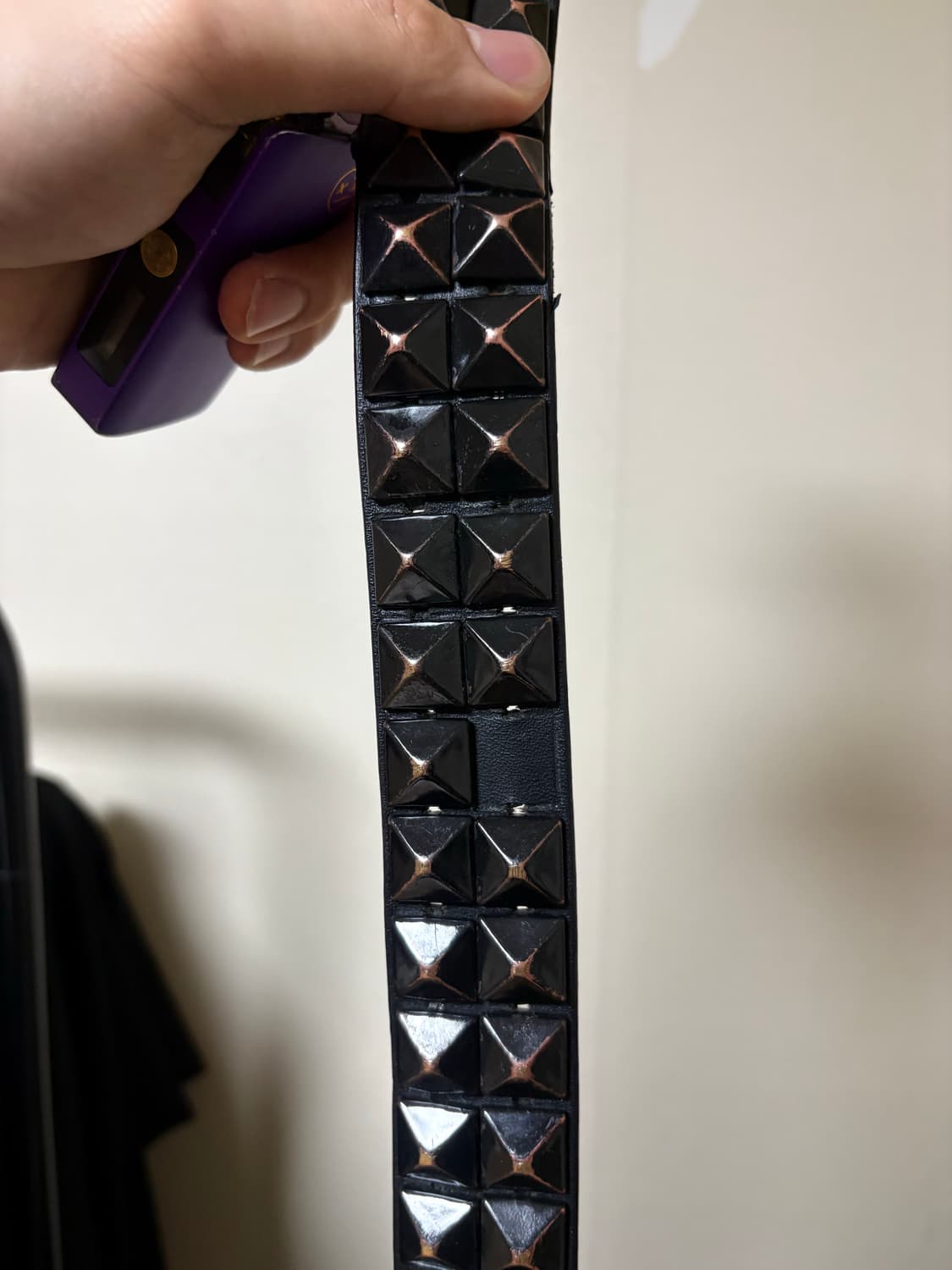 넘버나인 06ss 스터드 레더 벨트 상품이미지4