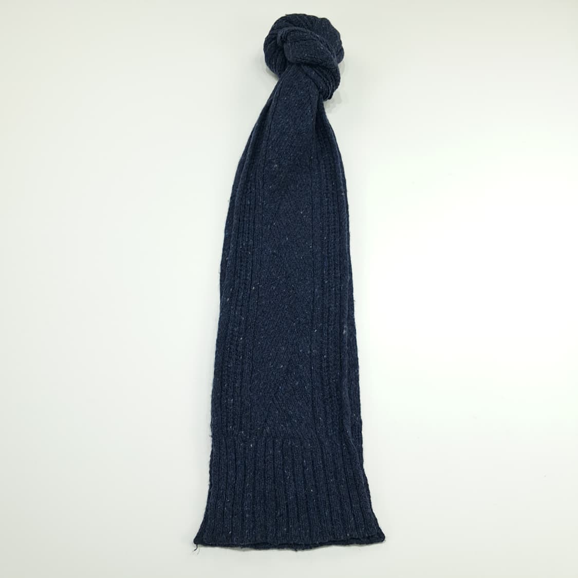 MX152 폴로 랄프로렌 로얄네이비 멜란지 울 니트 목도리 머플러 상품이미지2